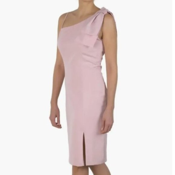 One-Shoulder Sheath Dress  size 12 - Picture 3 of 7